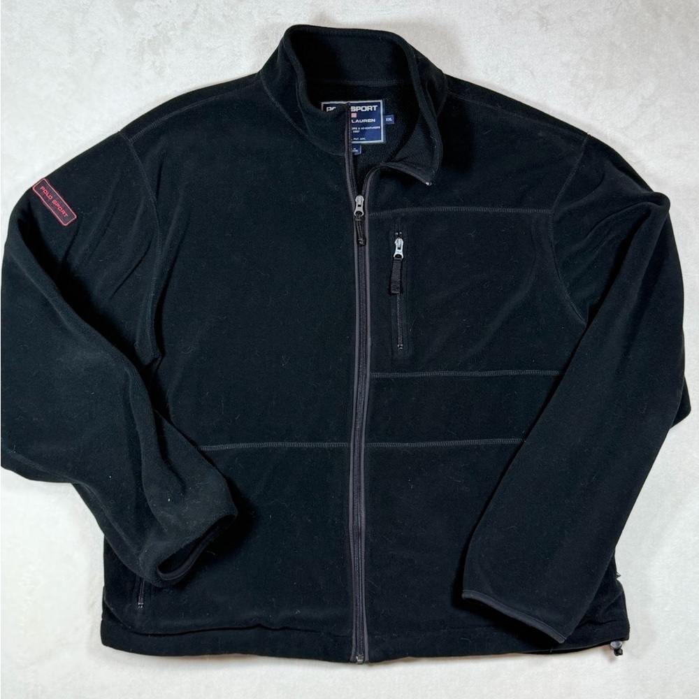 Polo Ralph Lauren POLO SPORT XXL Vintage Men's Black Performance Jacket